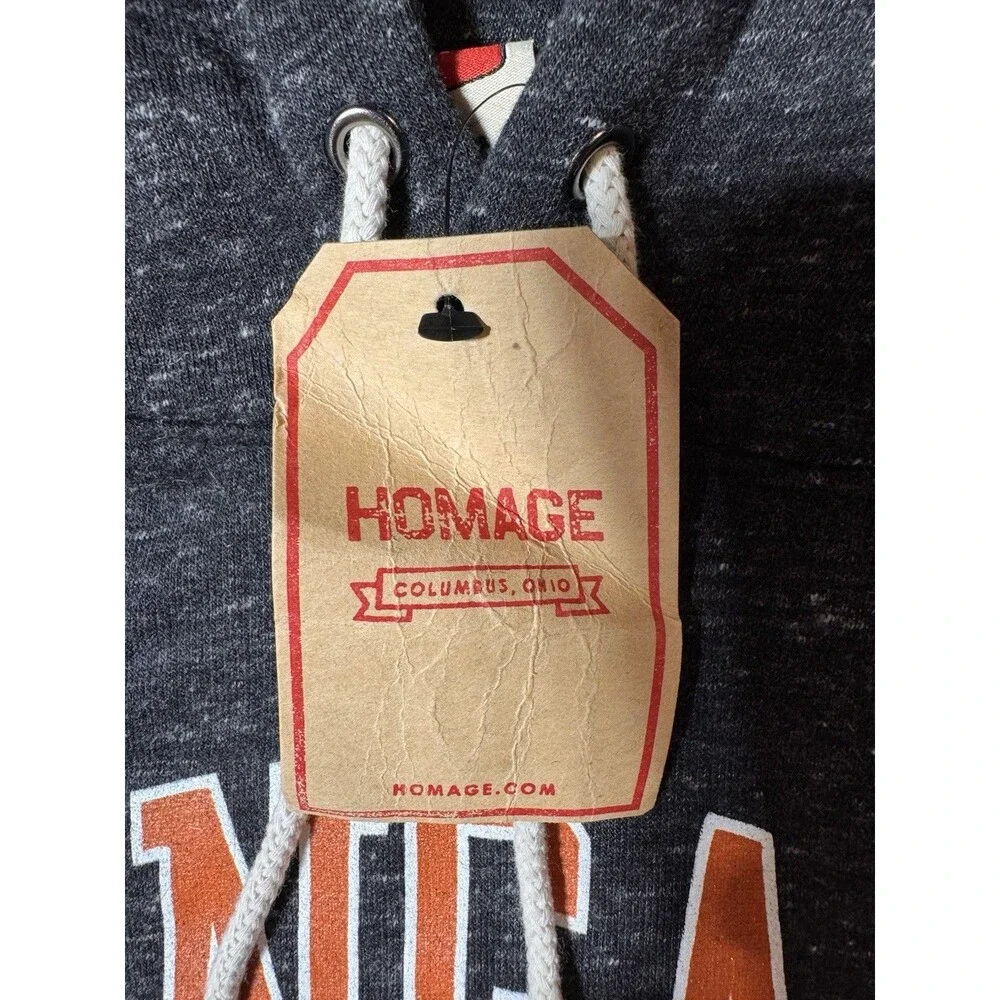 NWT Cincinnati Bengals Sweatshirt Sz Small Homage Hoodie NFL Mint Gray
